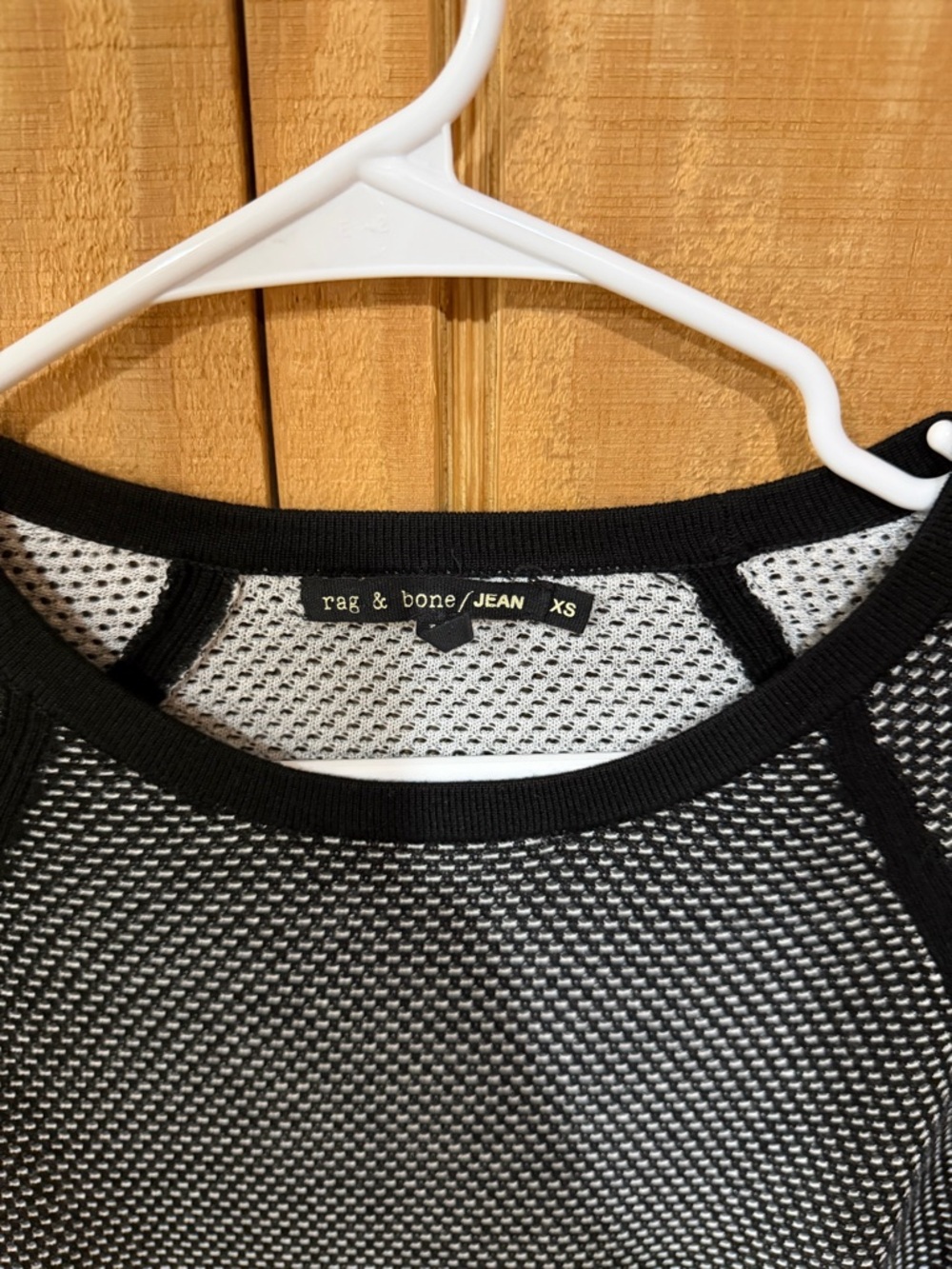 rag & bone/JEAN Textured Knit Raglan Sweater - Picture 3 of 6